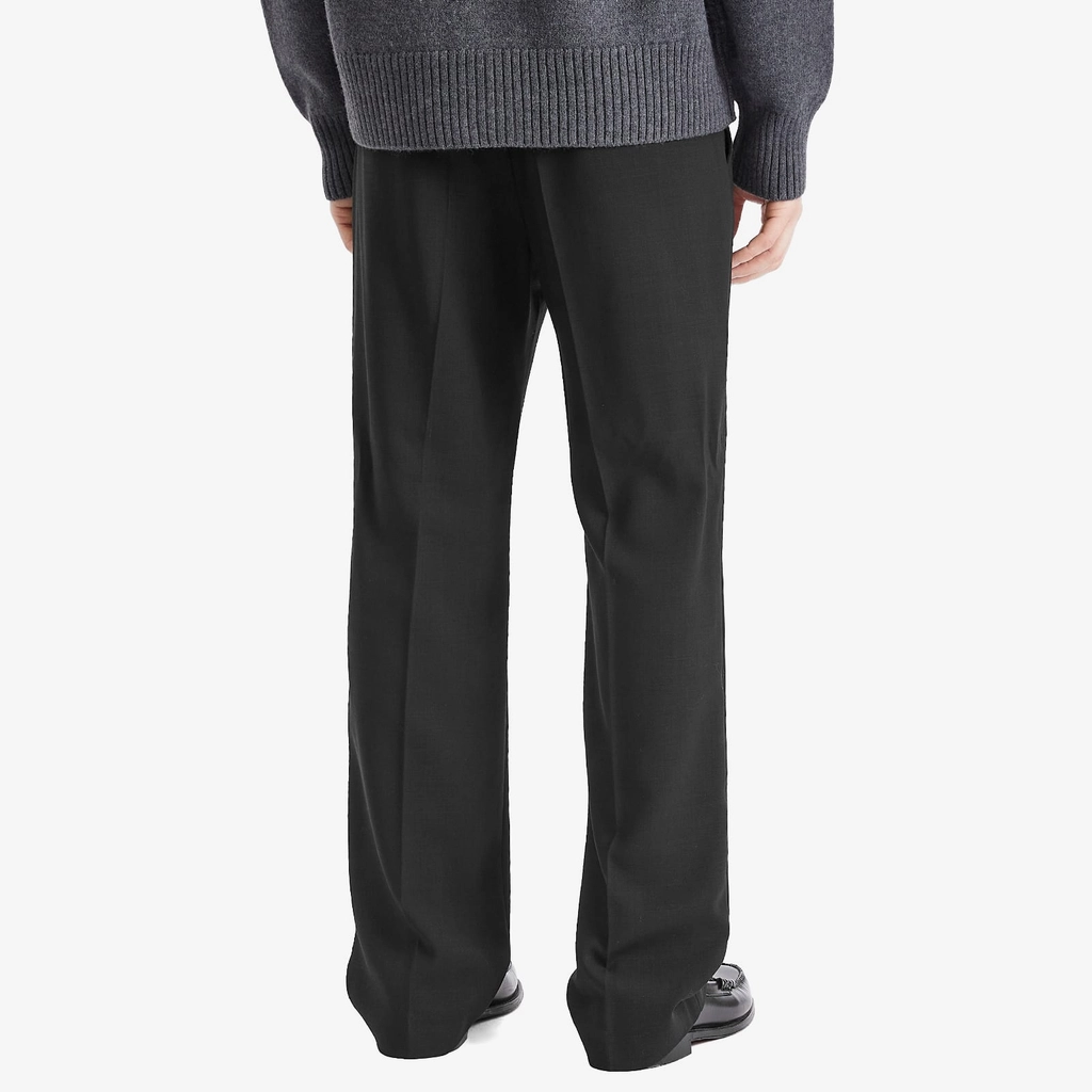 AMI Paris Men's Straight Fit Trousers Black